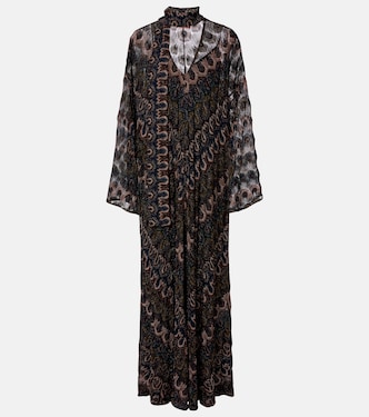 Chevron lamé maxi dress | Missoni