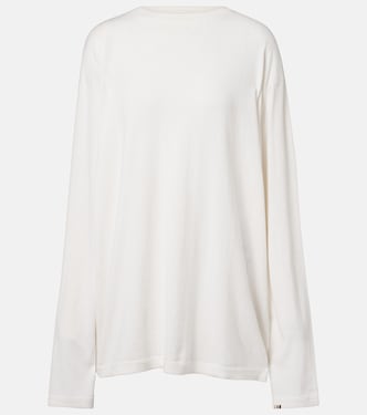 N°452 Rock cotton and cashmere top | Extreme Cashmere