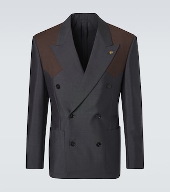 Medusa wool and mohair blazer | Versace