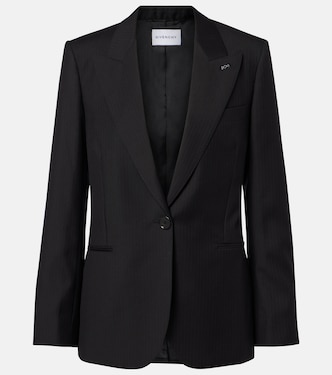 Chalk stripe wool blazer | Givenchy