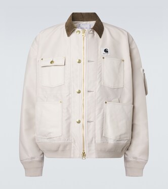 x Carhartt corduroy-trimmed blouson jacket | Sacai