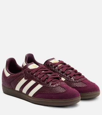 Samba OG snake-effect leather sneakers | Adidas