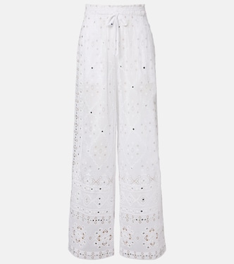 Pantalon ample en coton à ornements | Juliet Dunn