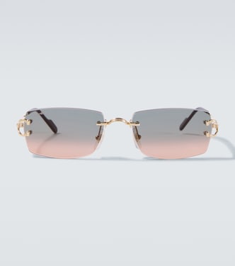 Signature C De Cartier rectangular sunglasses | Cartier Eyewear Collection