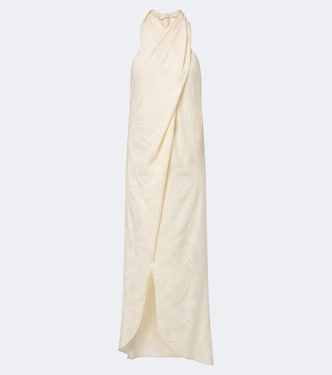 Silent Water jacquard halterneck top | Johanna Ortiz