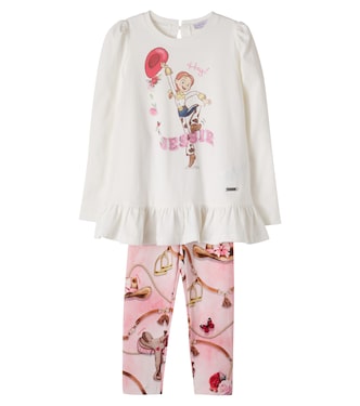 Set aus T-Shirt und Leggings | Monnalisa