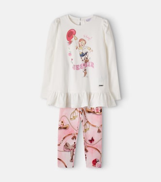 x Disney® jersey T-shirt and leggings set | Monnalisa