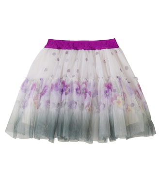Floral tulle skirt | Monnalisa
