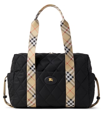 Burberry Check quilted diaper bag | Burberry Kids
