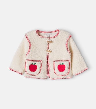 Baby Apple cotton teddy jacket | Bebe Organic