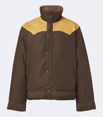 Wattierte Jacke mit Leder | RRL