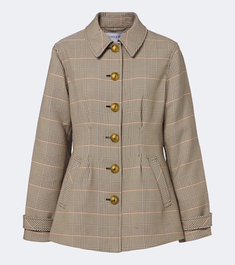 Severine Prince of Wales check jacket | Veronica Beard