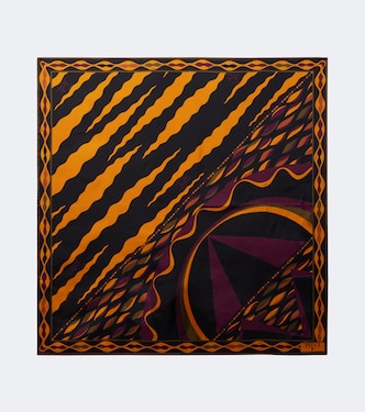Sciarpa Fiamme and Nawaho in twill di seta | Pucci