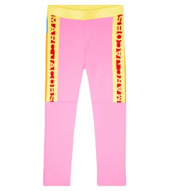 Leggings colorblock con logo | Marc Jacobs Kids