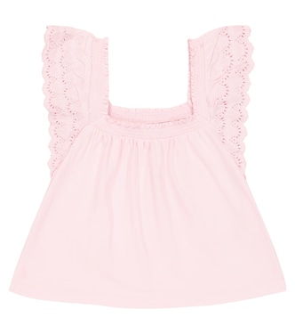 Embroidered cotton top | Polo Ralph Lauren Kids