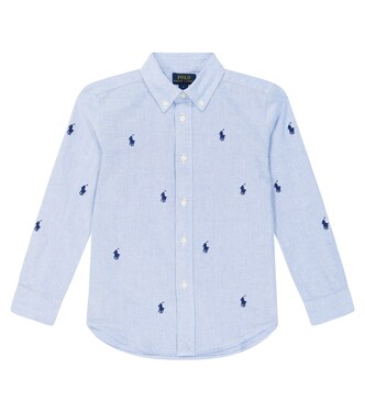 Chemise brodée en coton | Polo Ralph Lauren Kids