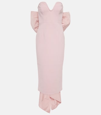 Bridal Annabelle strapless midi dress | Rebecca Vallance