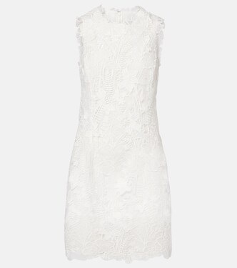 Floral lace minidress | Monique Lhuillier