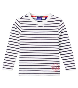 Striped cotton T-shirt | Scotch & Soda Kids