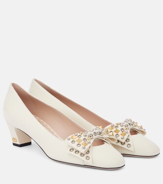 Bowow 45 studded leather pumps | Valentino Garavani