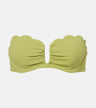 Lisbon scalloped bikini top | Marysia