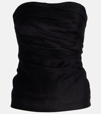 Izel velvet tube top | Tove