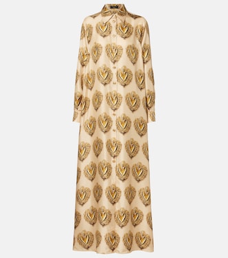 Printed silk shirt dress | Dolce&Gabbana