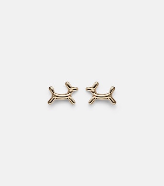 Balloon Dog 14kt gold earrings | Sydney Evan