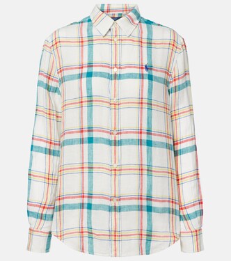 Plaid linen shirt | Polo Ralph Lauren