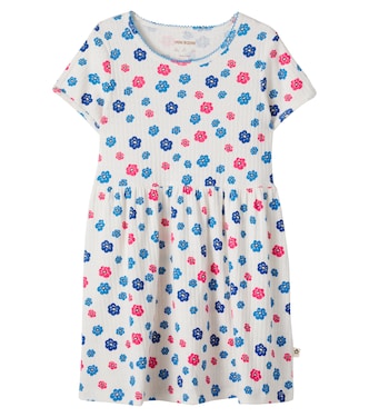 Floral pointelle cotton dress | Mini Rodini