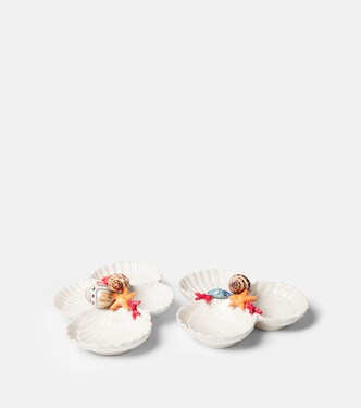 Set of 2 ceramic starter plates | Les-Ottomans