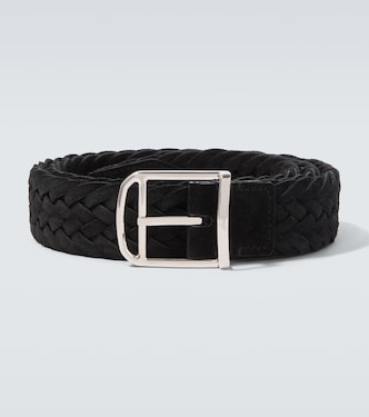 Braided suede belt | Brioni