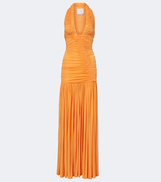 Orion ruched halterneck gown | Christopher Esber