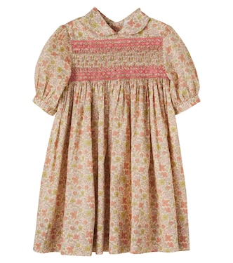 Melodia smocked floral cotton dress | Bonpoint