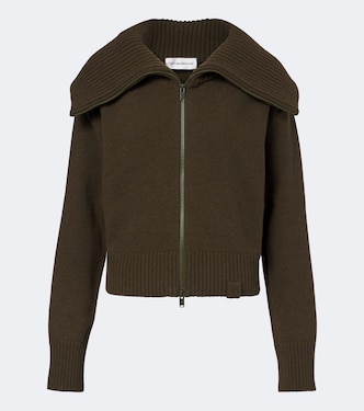 Wool-blend zip-up cardigan | Victoria Beckham