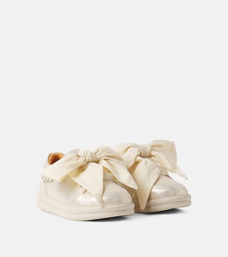 Sneakers Lexley aus Metallic-Leder | Donsje