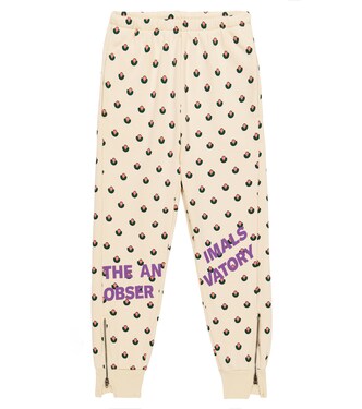 Panther printed cotton sweatpants | The Animals Observatory