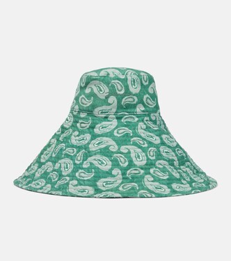 Le Chapeau Lagrima floral cotton sun hat | Jacquemus