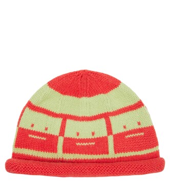 Intarsia wool beanie | Acne Studios Kids