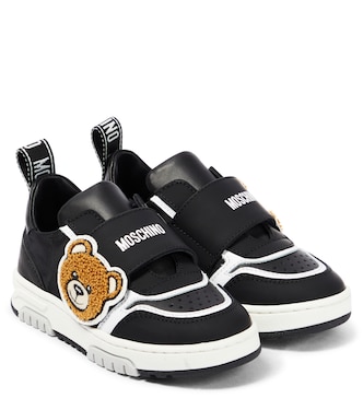 Teddy Bear leather sneakers | Moschino Kids