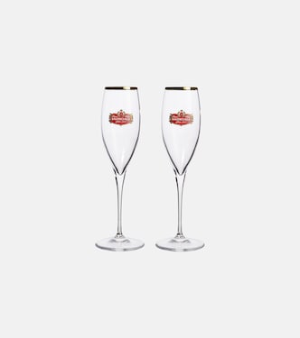 Set of 2 champagne flute glasses | Balenciaga