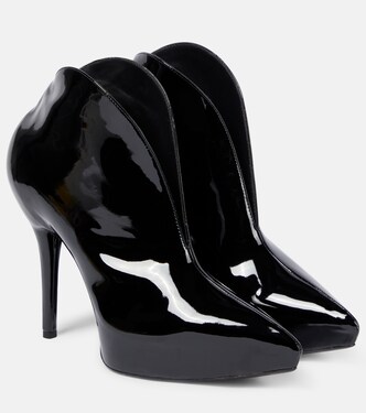 Booties Slick patent leather ankle boots | Alaïa