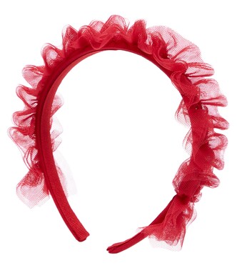 Cerchietto Per Capelli Donna Sicilia Con Fiocco Nodo, Fascia Fermacapelli In Stile Maioliche, Accessorio Moda