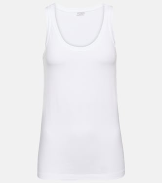 Cotton-blend tank top | Brunello Cucinelli