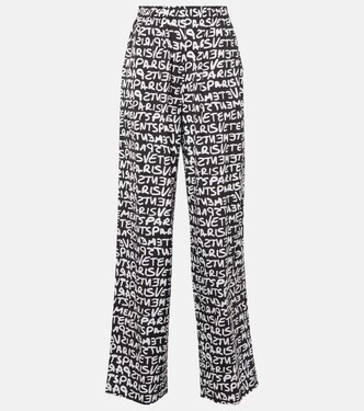 Pantalon ample imprimé en coton | Vetements