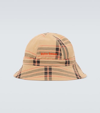 x Wales Bonner checked canvas bucket hat | Adidas