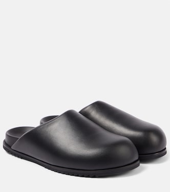 Granola leather mules | Rick Owens