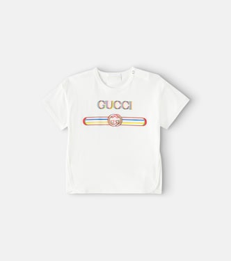 Baby Bedrucktes T-Shirt aus Baumwoll-Jersey | Gucci Kids