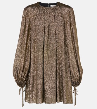 Vestido corto de mezcla de seda | Chloé