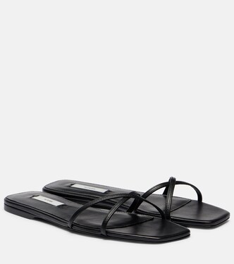 Leather slides | Toteme